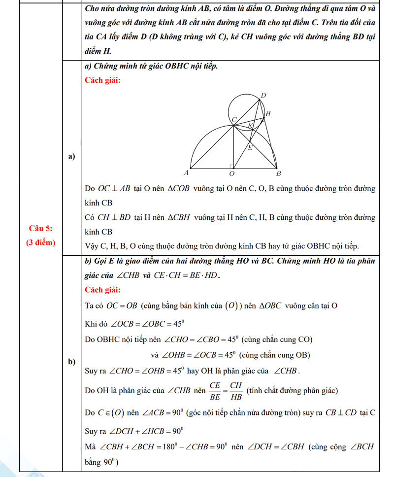 Đáp án đề thi vào lớp 10 môn Toán Vĩnh Phúc 2025-2026