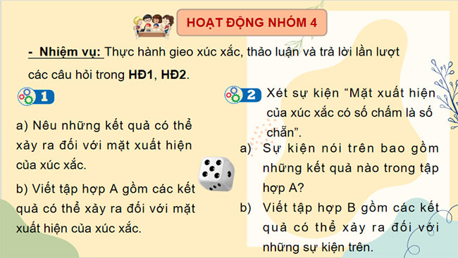 Biến cố trong một số trò chơi đơn giản