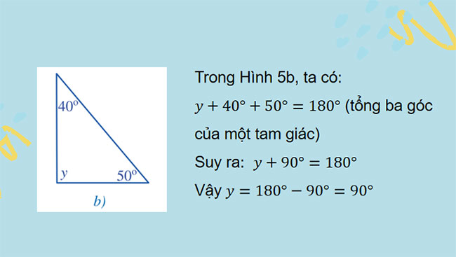 Tổng các góc của một tam giác