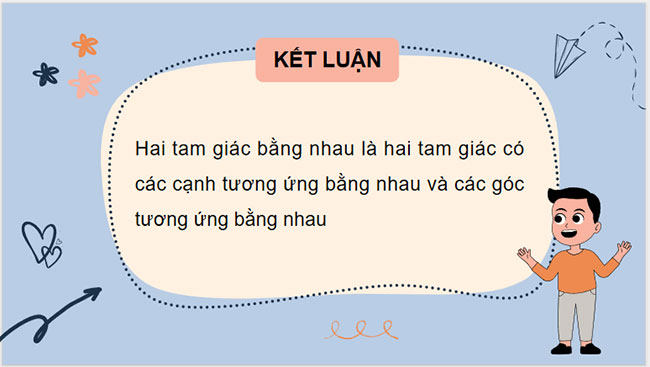  Hai tam giác bằng nhau