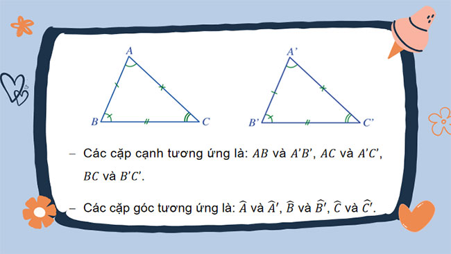  Hai tam giác bằng nhau