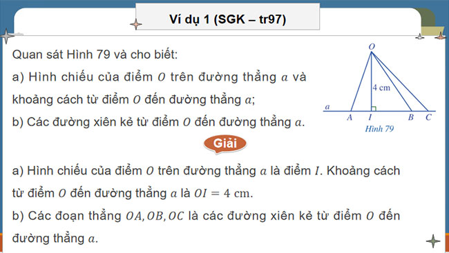  Đường vuông góc và đường xiên 