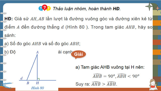  Đường vuông góc và đường xiên 
