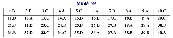 Đáp án đề thi vào lớp 10 môn Toán Tuyên Quang 2025