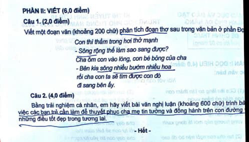 Đề thi vào 10 2025 môn Văn Đà Nẵng