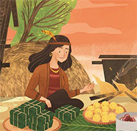 Giáo án mầm non: Truyện Sự tích bánh chưng, bánh dày