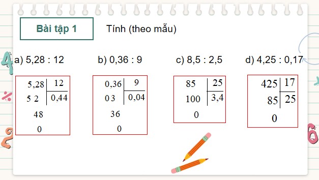 Giáo án điện tử Toán 5 Cánh Diều Bài 39: Luyện tập chung