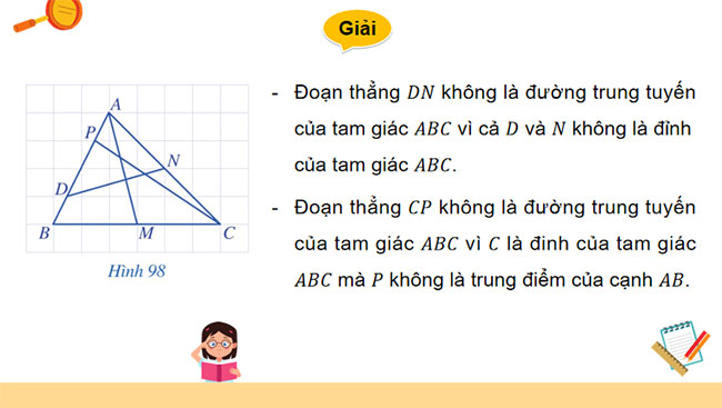 Tính chất ba đường trung tuyến của tam giác