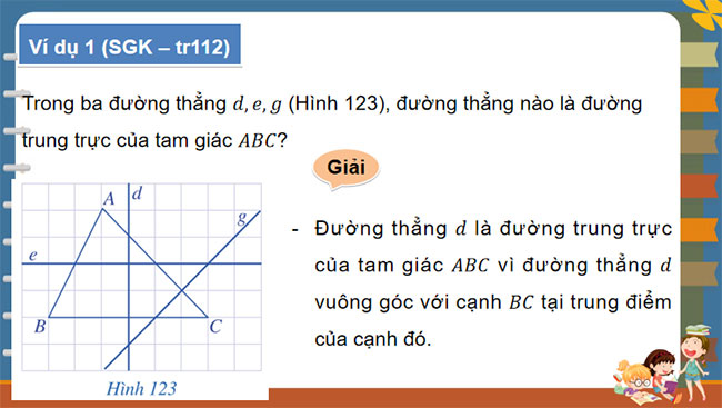 Tính chất ba đường trung trực của tam giác