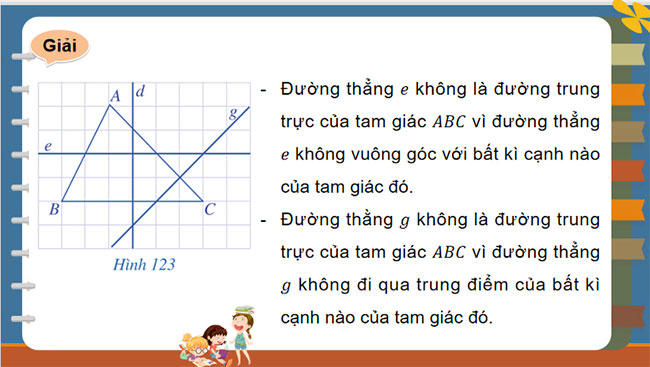 Tính chất ba đường trung trực của tam giác