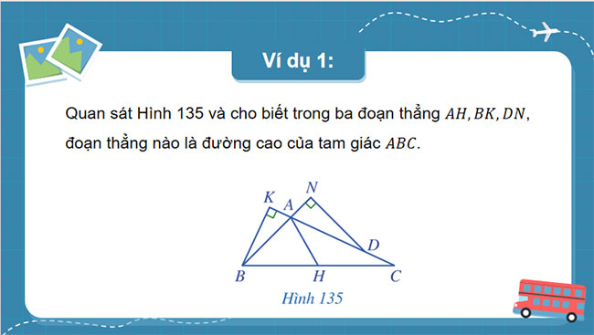 Tính chất ba đường cao của tam giác