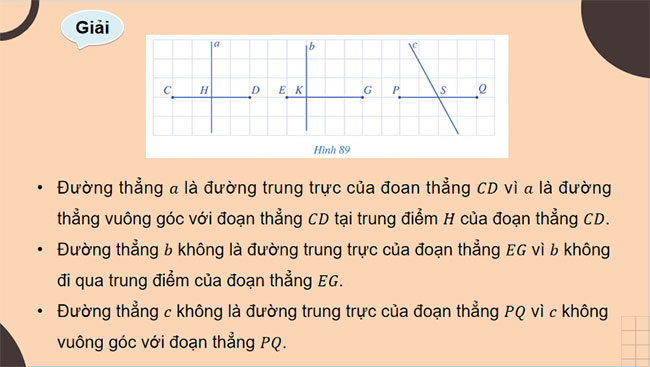 Đường trung trực của một đoạn thẳng