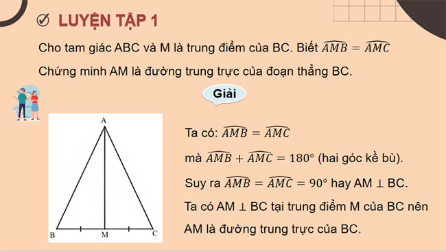 Đường trung trực của một đoạn thẳng