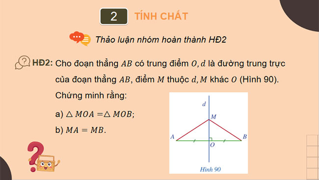 Đường trung trực của một đoạn thẳng