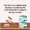Các đơn vị sự nghiệp công lập phục vụ quản lý nhà nước thuộc Bộ Tư pháp là các đơn vị nào?