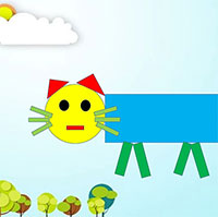 Giáo án mầm non: Chắp ghép các hình học để tạo thành các hình mới