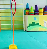 Giáo án mầm non: Ném trung đích thẳng đứng