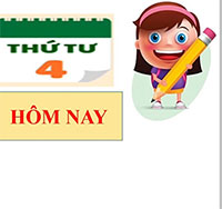 Giáo án mầm non: Nhận biết hôm qua, hôm nay, ngày mai