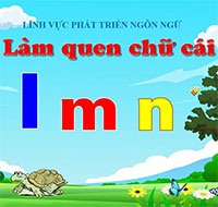 Giáo án mầm non: Trò chơi chữ cái: l,m,n