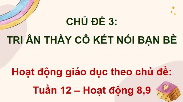 Powerpoint Hoạt động trải nghiệm 5 Tuần 12 Chân trời sáng tạo bản 1