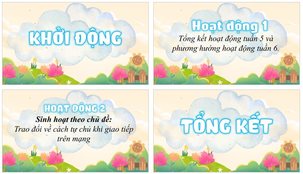 Giáo án điện tử HĐTN 5 Chân trời sáng tạo Bản 1 Tuần 5