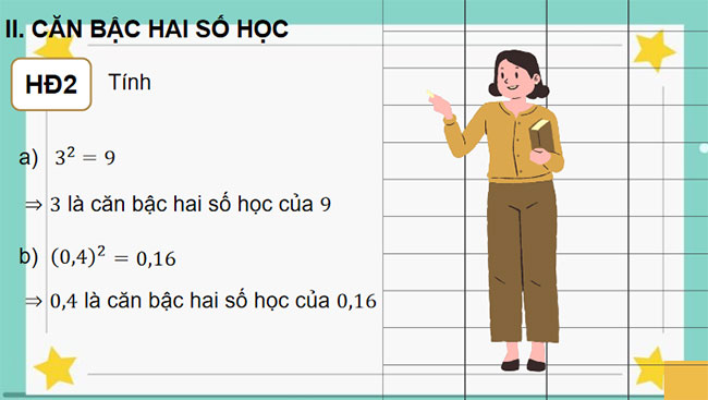 Số vô tỉ Căn bậc hai số học