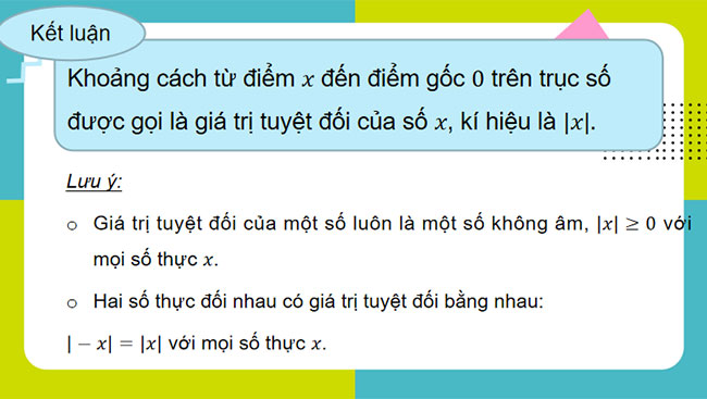 Giá trị tuyệt đối của một số thực