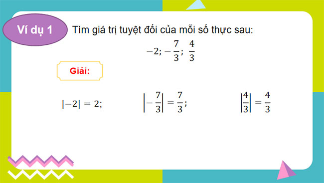 Giá trị tuyệt đối của một số thực