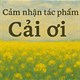 Cảm nhận tác phẩm Cải ơi 