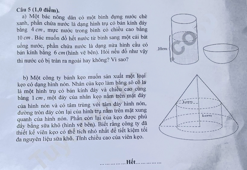 Đề thi vào lớp 10 môn Toán Nghệ An 2025