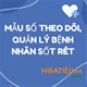 Mẫu sổ theo dõi, quản lý bệnh nhân sốt rét