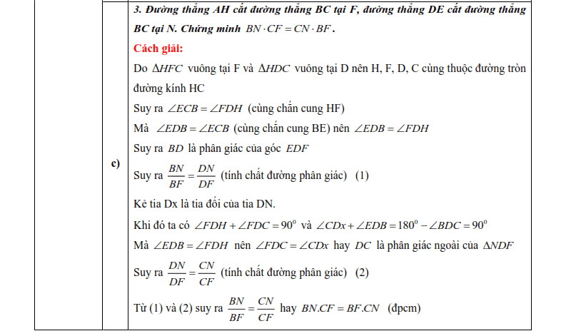 Đề thi vào lớp 10 môn Toán Bình Định 2025