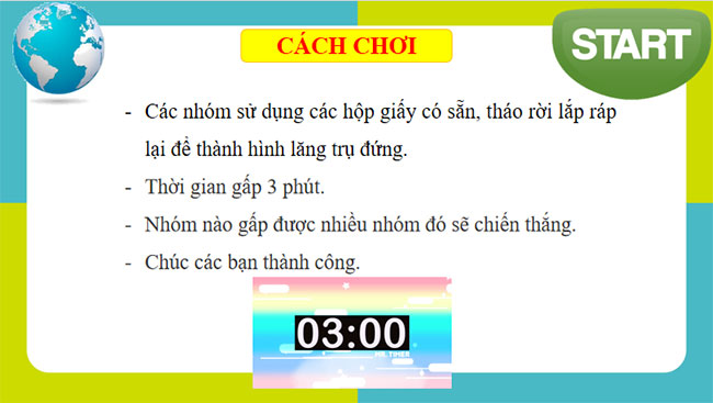 Tạo đồ dùng dạng hình lăng trụ đứng