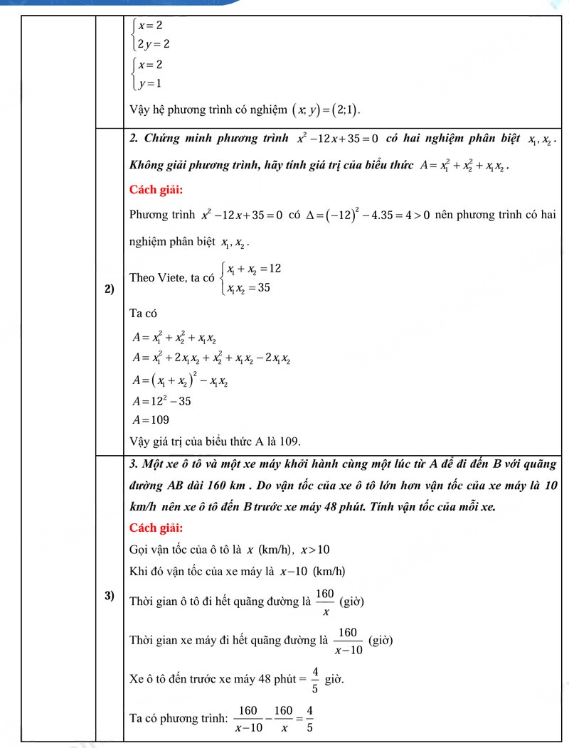 Đáp án đề thi vào lớp 10 môn Toán Quảng Ngãi 2025