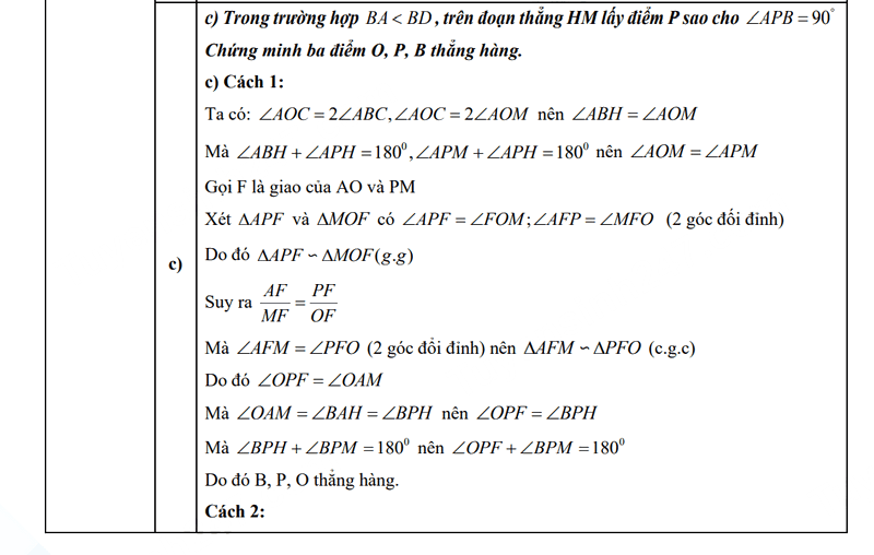 Đề thi vào lớp 10 môn Toán Hải Dương 2025