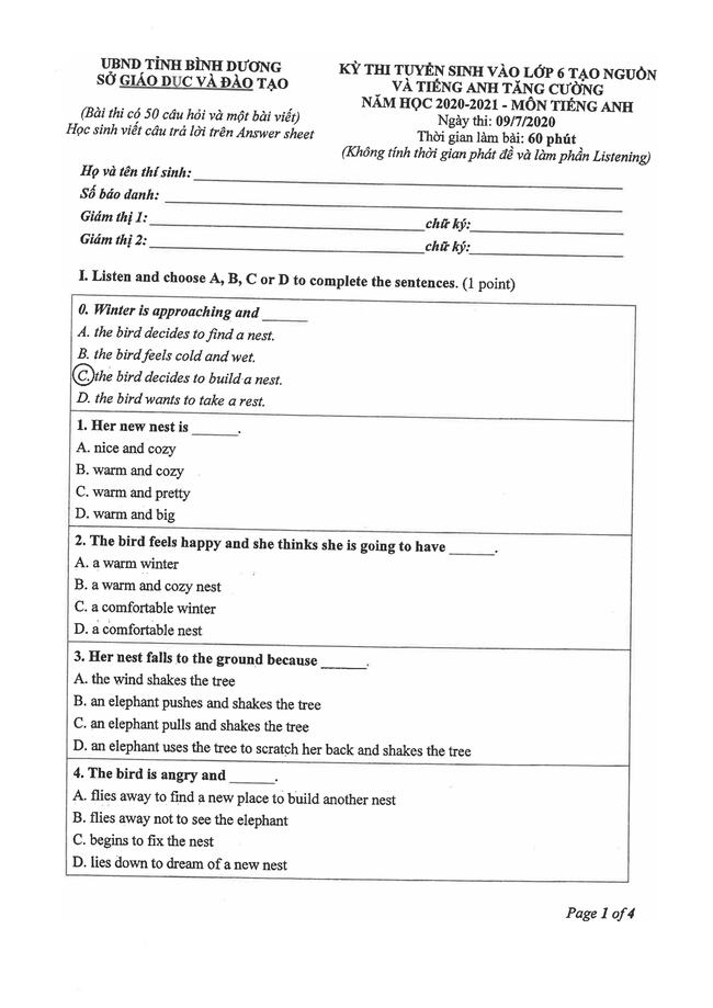 de thi Tieng Anh vao lop 6 truong Chu Van An Thu Dau Mot nam 2021 2022 1*427214