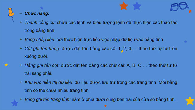 Làm quen với phần mềm bảng tính