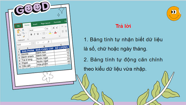 Tính toán tự động trên bảng tính