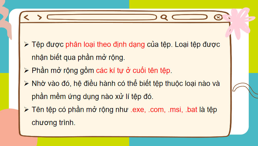  Phân loại tệp và bảo vệ dữ liệu trong máy tính