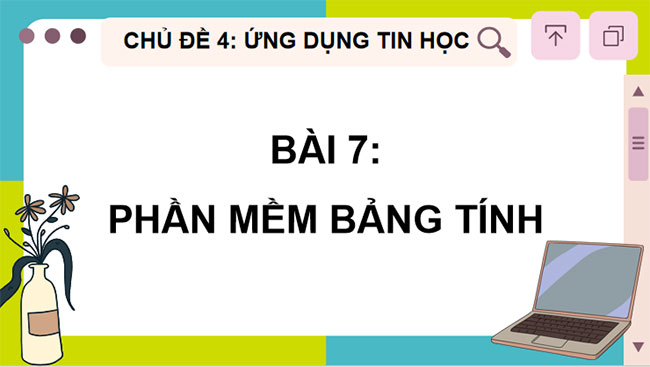  Phần mềm bảng tính