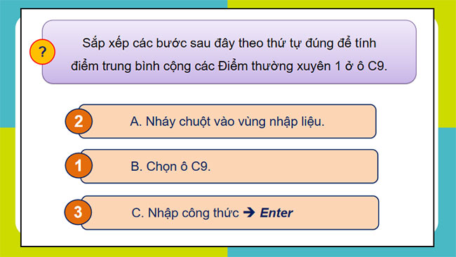  Sử dụng địa chỉ ô tính trong công thức