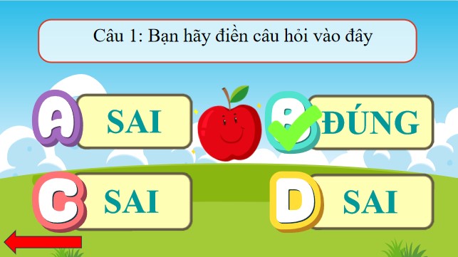 PPT Trò chơi Hái táo