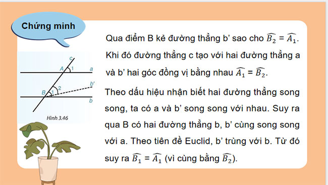 Định lí và chứng minh định lí