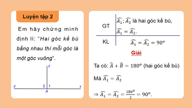 Định lí và chứng minh định lí