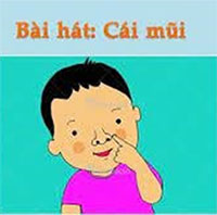 Giáo án mầm non: Bài hát Cái mũi