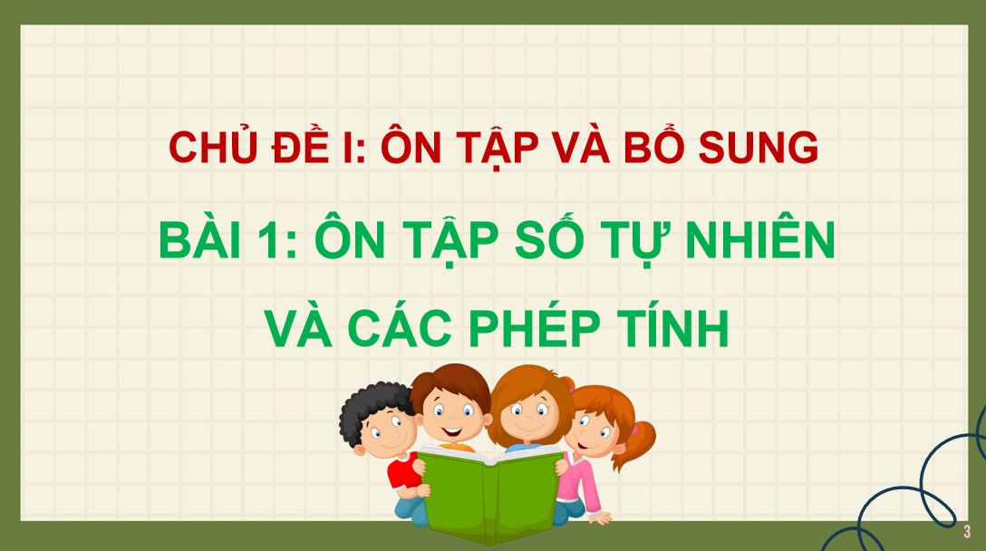 Giáo án điện tử Bài 1 Toán 5 Chân trời sáng tạo