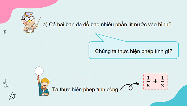 PowerPoint Cộng, trừ hai phân số khác mẫu số