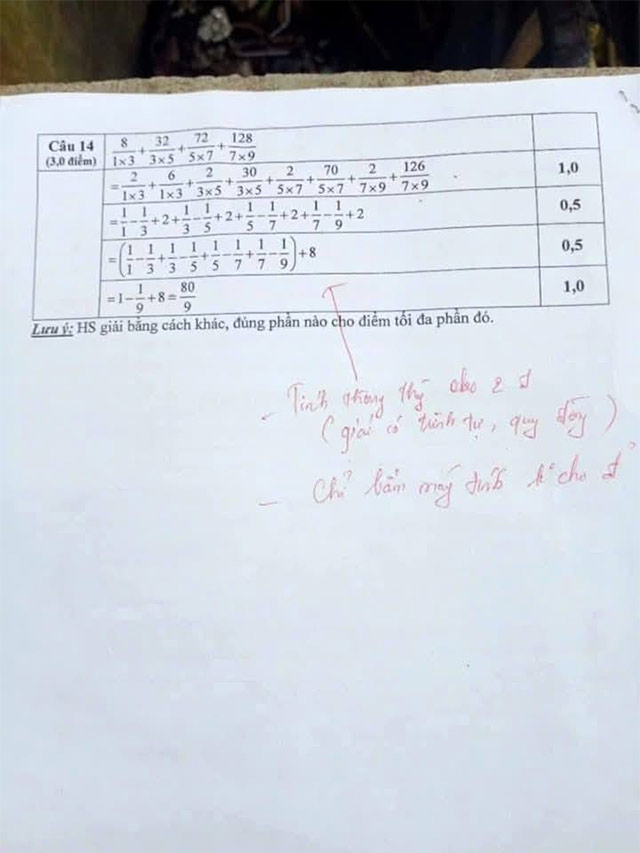 Đáp án đề thi Toán vào lớp 6 trường THCS Trọng điểm Hải Dương năm 2025-2026