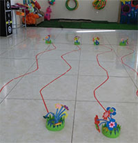 Giáo án mầm non: Đi trong đường ngoằn ngoèo