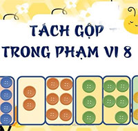 Giáo án mầm non: Gộp và đếm các nhóm trong phạm vi 8